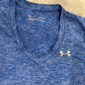 Under armour blue women shirt